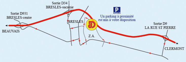 Plan d'accès