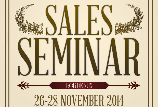 Logo Sales Seminar Bordeaux - 26-28 November 2014