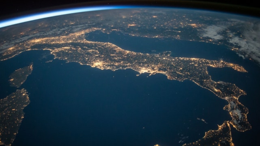 Italie vu de l espace