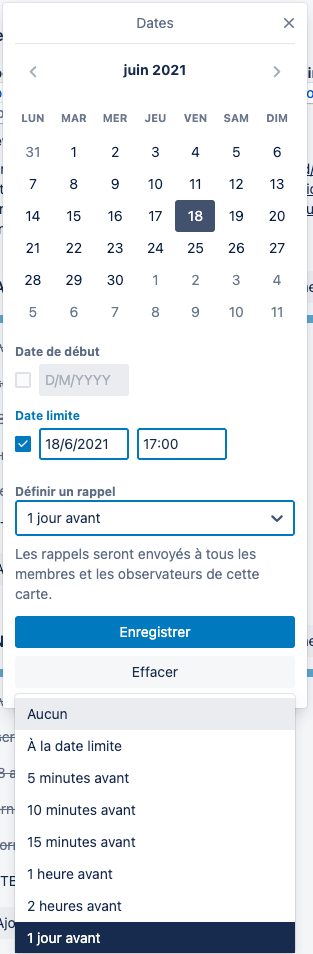 Clé de Fa - coup de coeur - Trello -deadline