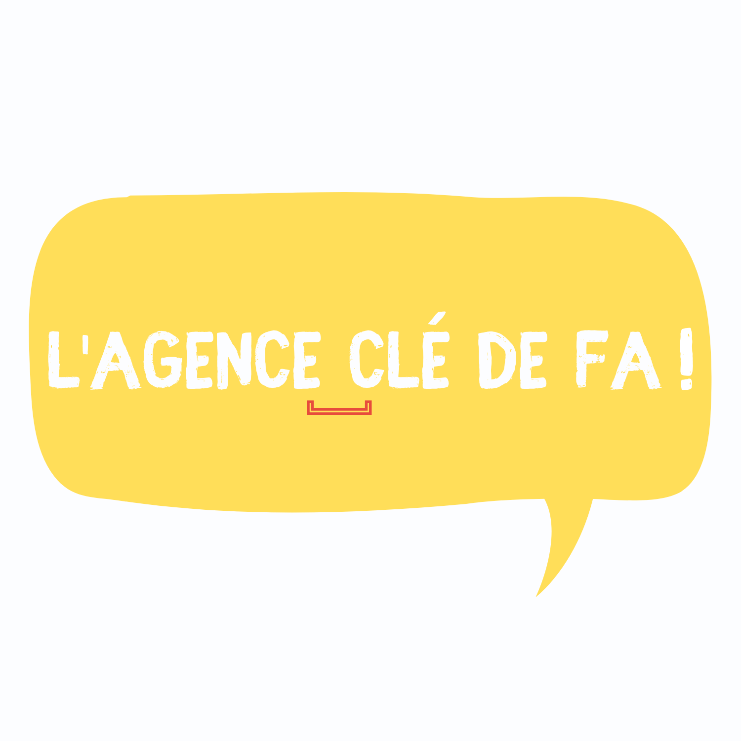 bulle jaune l'agence clé de fa