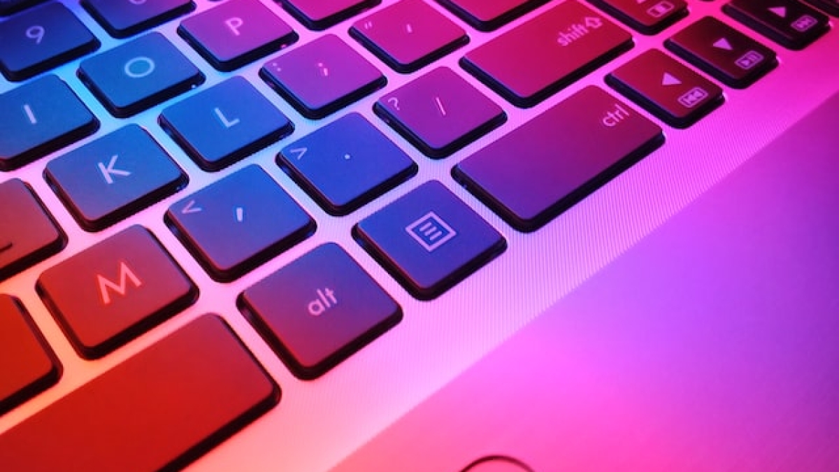 Image d'un clavier coloré