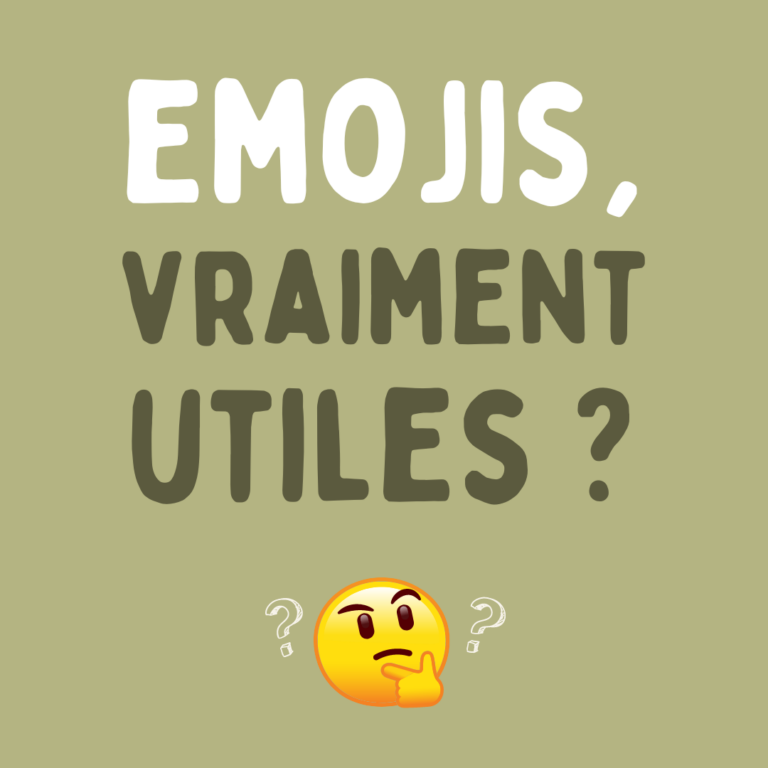 Emojis, vraiment utiles ?